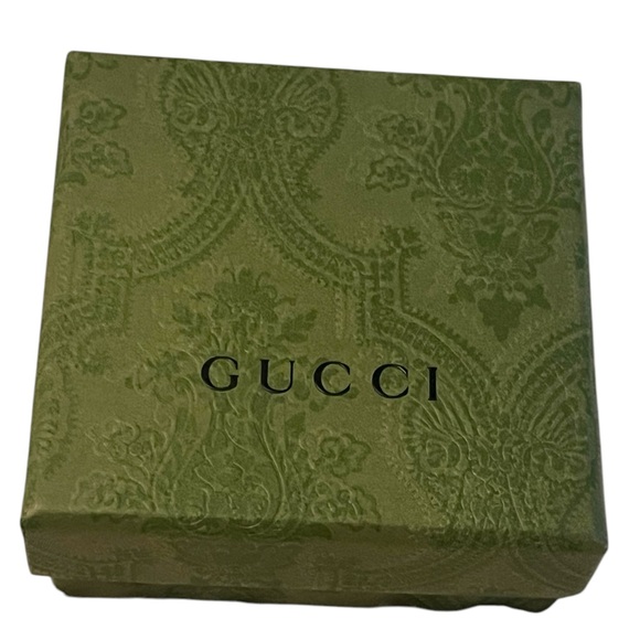 AUTHENTIC NWT - Full Inclusion Gucci Silver Ghost Ring w/ Duster & Box - Picture 6 of 6